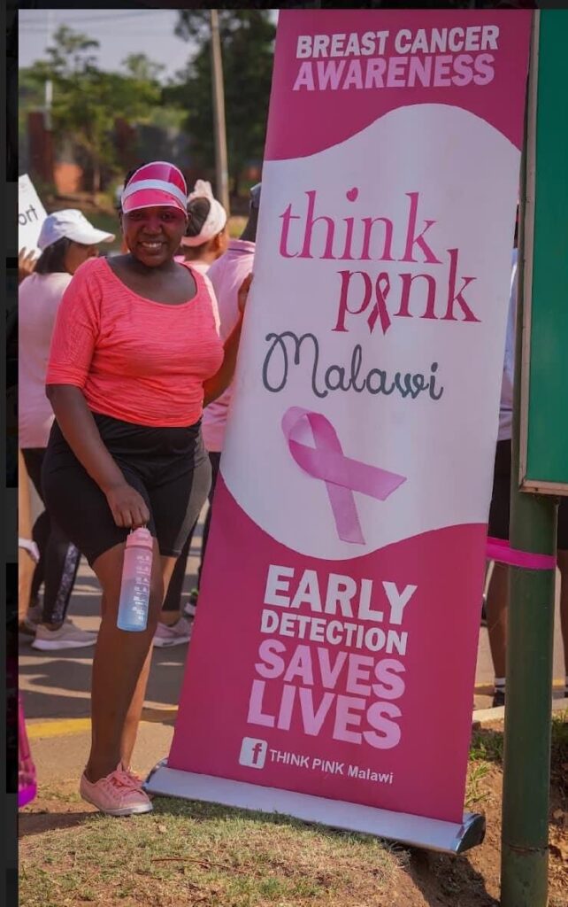 Hope grows when we unite to spread the word about breast cancer." (Photo from Think pink MW FB page)